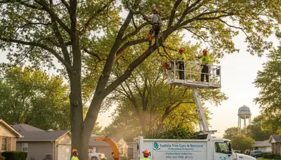Professional tree removal service in Olathe, KS by certified local arborists