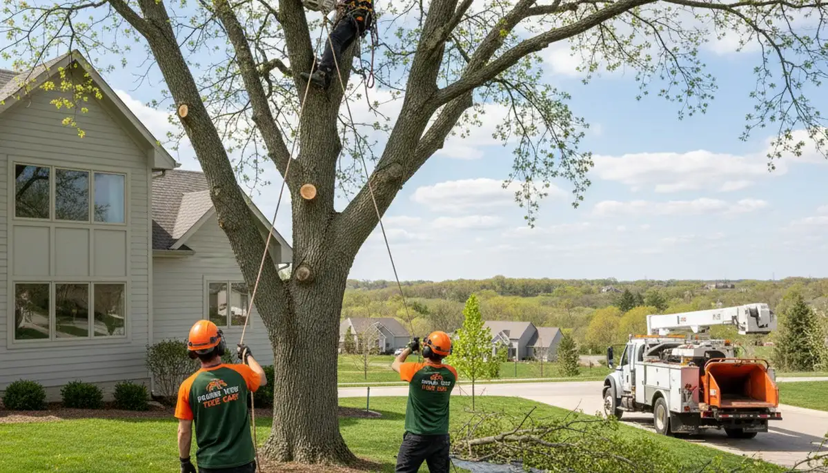 Professional tree removal service in Olathe KS by certified arborists at Tree Service Olathe KS